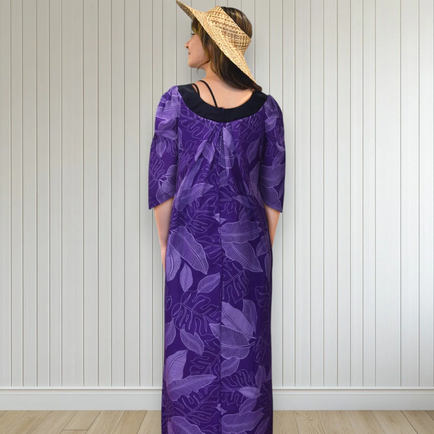 【美品 ハワイ製 フラダンス衣装】パープル Princess Kaiulani 美品 ハワイ製 フラダンス衣装】パープル Princess Kaiulani